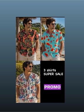 3 shirts on super sale